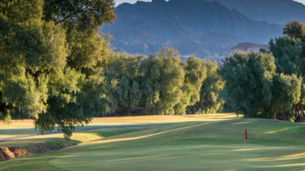 Furnace Creek Golf Course at Death Valley